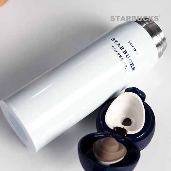 스타벅스 원터치 아쿠아 텀블러 500ml