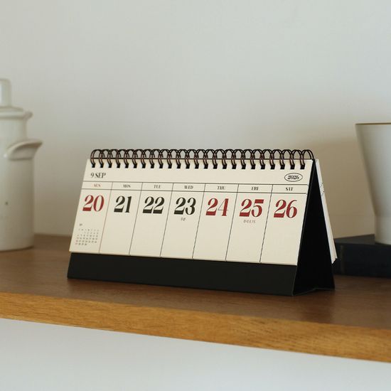 2026 리마인드 위클리 데스크 캘린더 