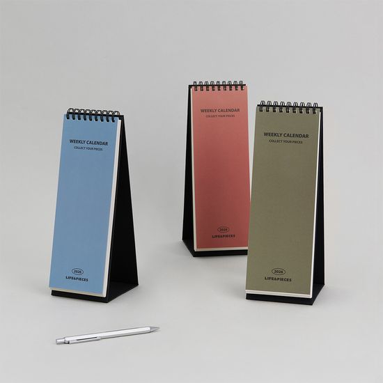 2026 라이프앤피시스 메모 위클리 탁상 달력 (세로형)