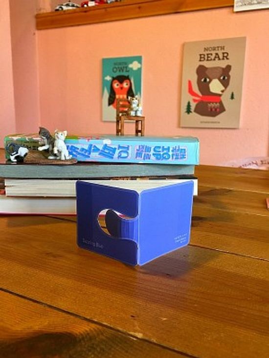 [자동책갈피수지인] 색상:다즐링블루