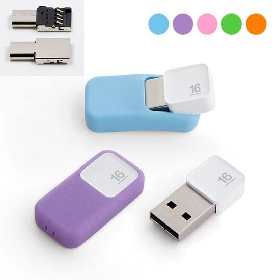 메모렛 소프티 슈 플러스 8G 핑크 OTG USB메모리