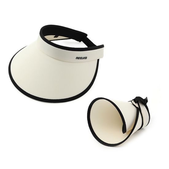 쿨아이스 돌돌이 썬캡(아이보리) 햇빛 가리개 모자