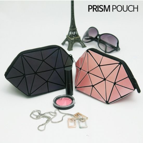 프리즘 육각파우치 미니 클러치 화장품 파우치