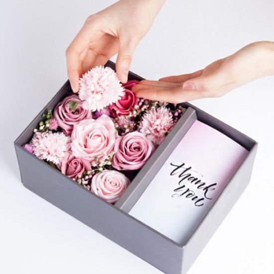 RYMD 카네이션 용돈박스 그레이 대형