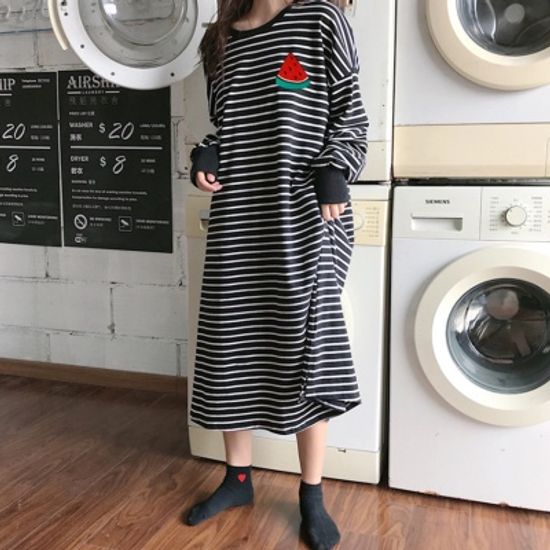 어나더뷰 빅사이즈 롱 원피스 파자마 10종 997