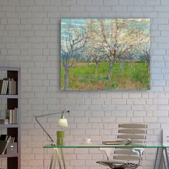 고흐 - 분홍빛 과수원 Pink Orchard, 캔버스 액자