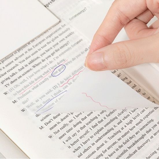 활용만점 반투명 접착메모지 10p세트 노트메모지