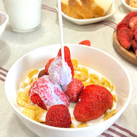 동결건조 과일칩 아기간식 새콤달콤 딸기칩 100g