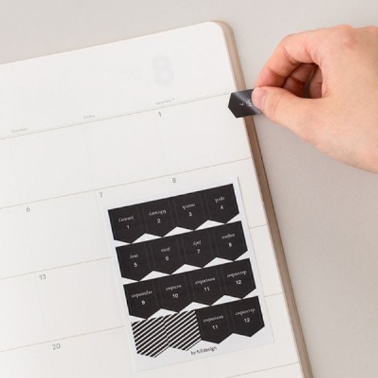 바이풀디자인 생각보관함 슬림 B5 월간 2023