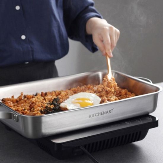 캠핑용 사각 냄비 어묵 샤브샤브 인덕션 전골 팬 오뎅