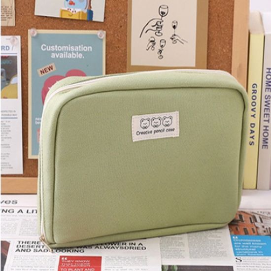 대용량 다꾸 대학생 필통 스티커 다이어리 펜 정리함