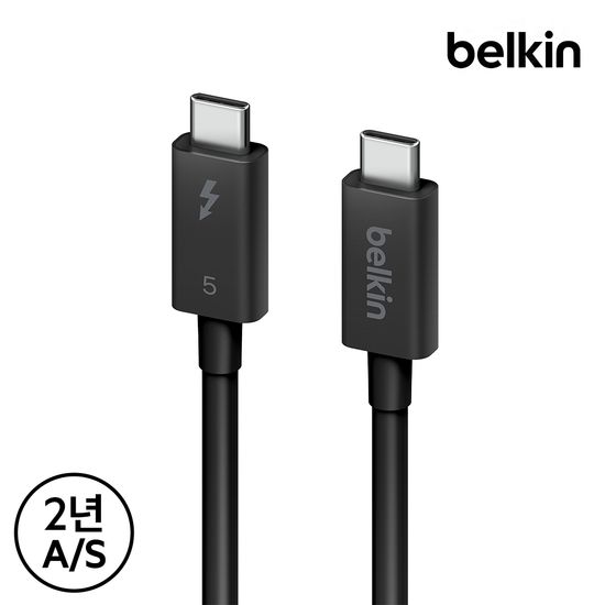 벨킨 썬더볼트 5 케이블 240W 데이터 전송 INZ005qc1M