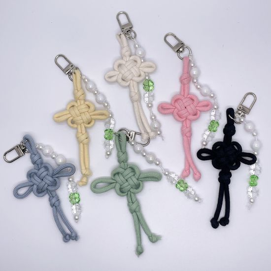 비즈 키링 만들기 전통 매듭 diy 세트 키트 공예 소품