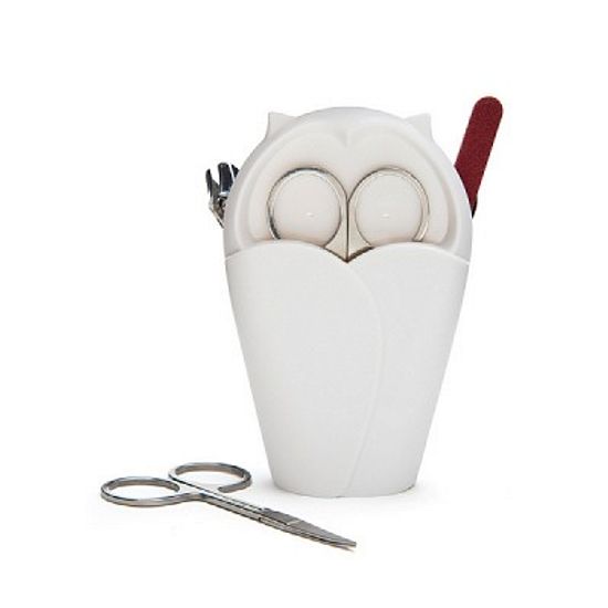 몽키 비즈니스(MB) 아치 올빼미 손톱가위 홀더 화이트