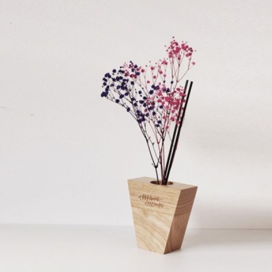 엠플라인 우드 각인 실내 디퓨저 방향제