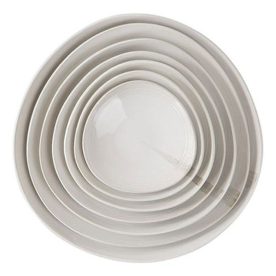 반달 2칸 나눔 접시 멜라닌 WBA38C8