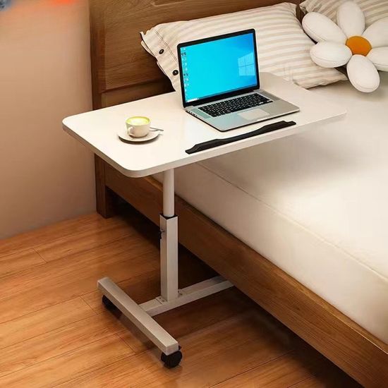 각도조절 이동식 테이블(화이트)