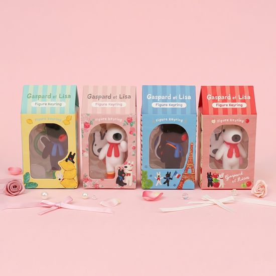 가스파드와 리사 피규어키링 (옵션 4종)