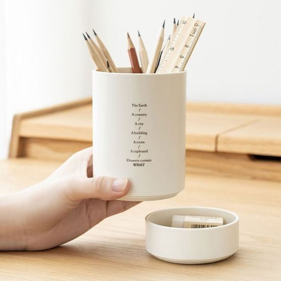 2단 탈부착 연필꽃이 펜꽃이 필기구 정리함 거치대