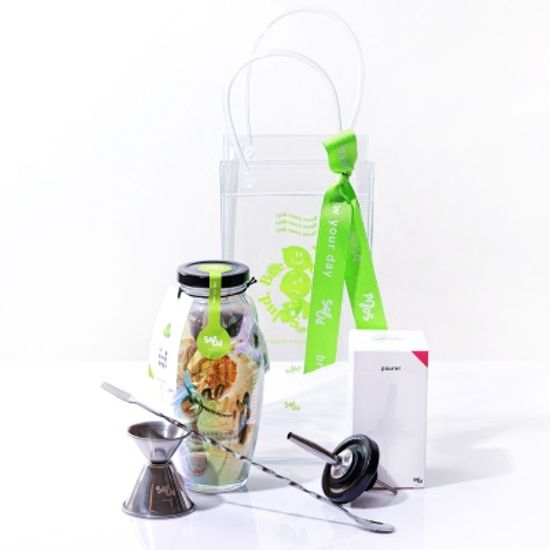 살룻 유자모히또 500ml 홈칵테일세트 + 칠링백