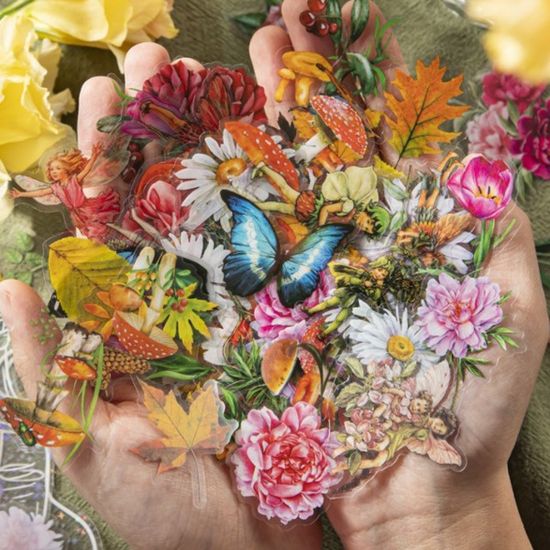 꿈의 소원 병 시리즈 스티커 다이어리 꾸미기