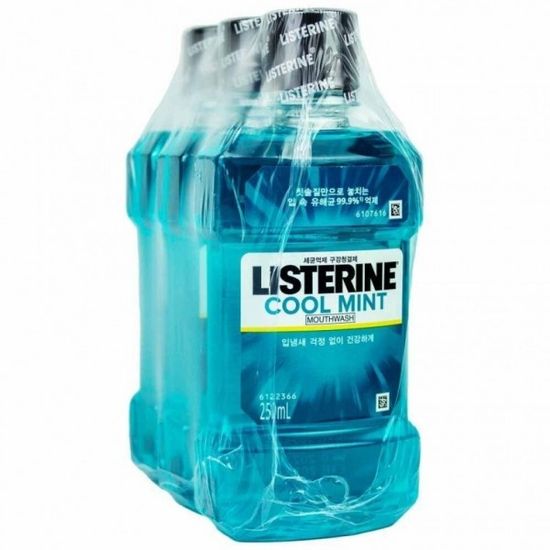 리스테린 액 쿨민트 마우스워시 250ml 3개입
