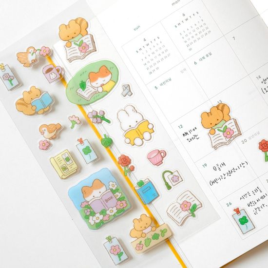 [꾸밍] MOONY 씰스티커_꽃갈피