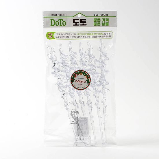 [도토로] 럭셔리 트리 오너먼트 6p세트(고드름A)