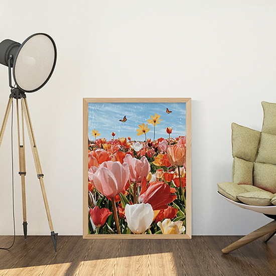 DIY 명화 그림그리기 세트 40x50 사랑스러운 튤립