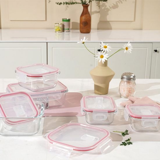 제이니 더레드 오븐글라스 밀폐용기 12종 세트