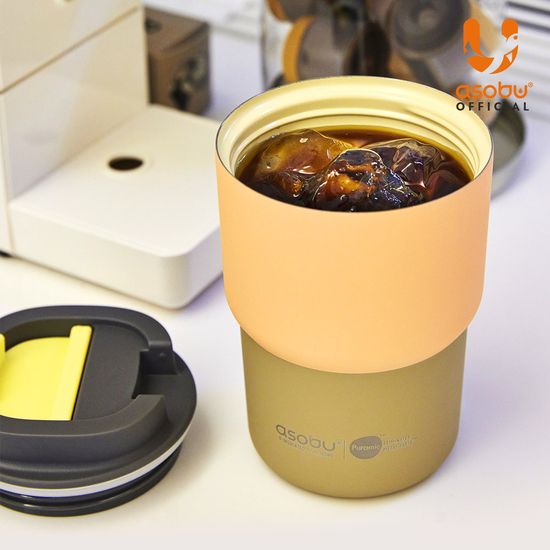 아소부 세라믹텀블러360ML 커피익스프레스 파스텔그린