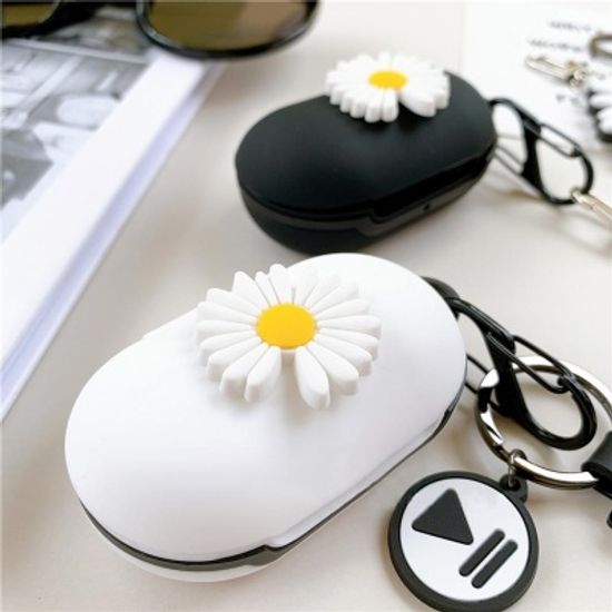 갤럭시버즈 플러스 1 2세대 국화꽃 실리콘케이스 키링