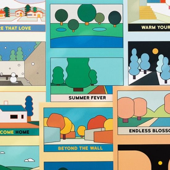 라이프앤피시스 스티커컬렉션 - 계절