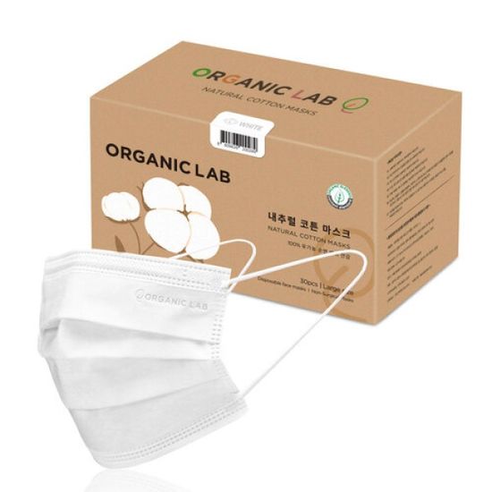 오가닉랩 유기농순면 피부트러블 마스크 덴탈형 30매