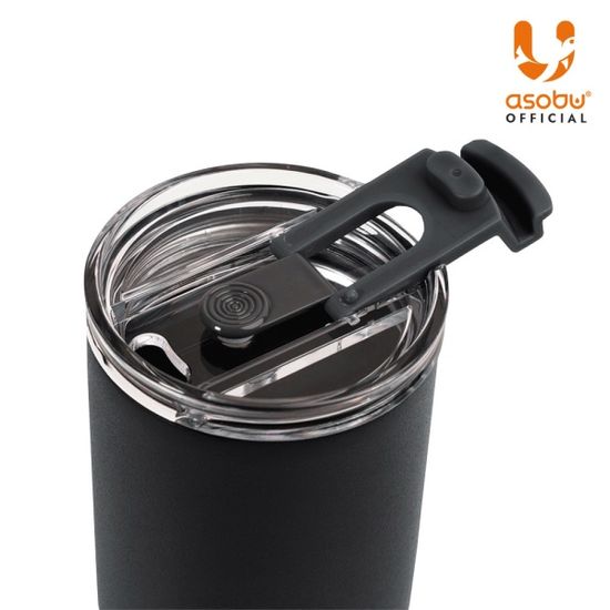 아소부 스텐 진공 텀블러 600ML 아쿠아리나 블랙