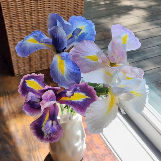 리얼터치 아이리스 롱스템 4 colors