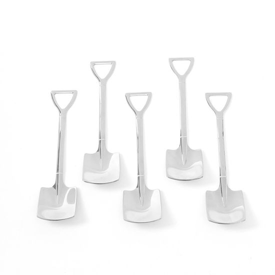 [쿠킹홈]와우카페 삽모양 티스푼 5p세트(네모)