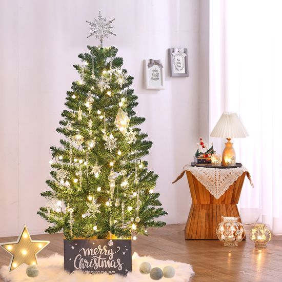 땡큐마더 크리스마스트리 풀세트 1.2m 오로라 윈터