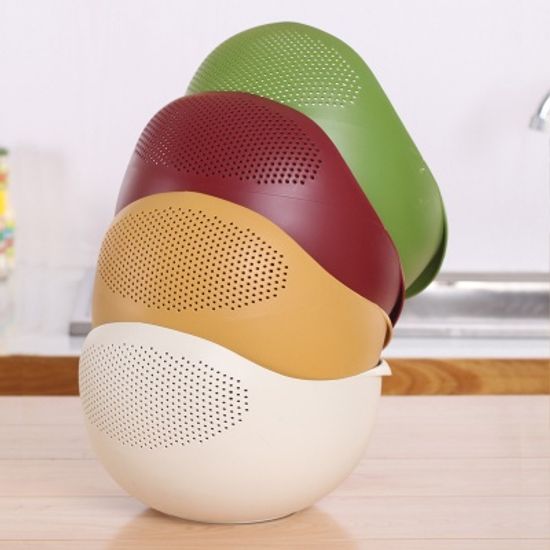 채소 씻는 도구 쌀씻는 볼 쌀 바가지 아이디어상품