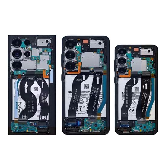 갤럭시 S23 S22 S21 휴대폰 분해도 후면 필름 스티커