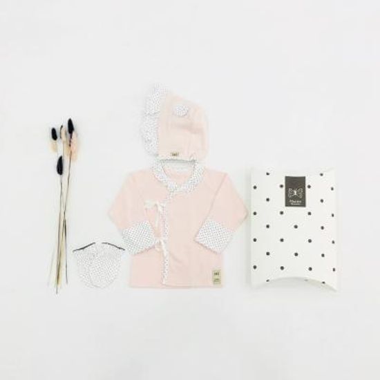 미니미f 출산선물세트(저고리+모자+손싸개)_사계절용