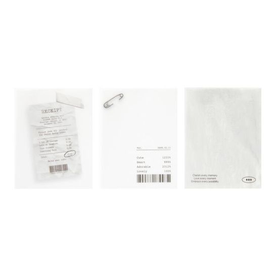 아트박스 영수증 트레싱메모지