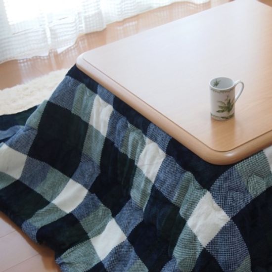 정방형 코타츠 이불 자나르 그린(190X190cm)