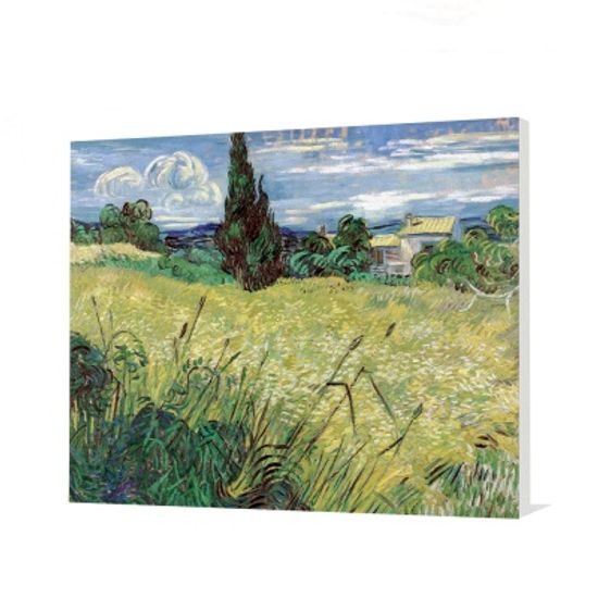 고흐 - 사이프러스 나무가 있는 녹색 밀밭