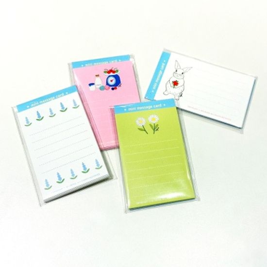 미니 메시지 카드 (4종) / 손편지 선물 메모 책갈피