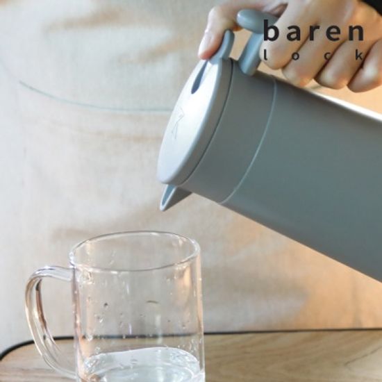 바른락 심플 보온보냉 주전자 물병 800ml (화이트)