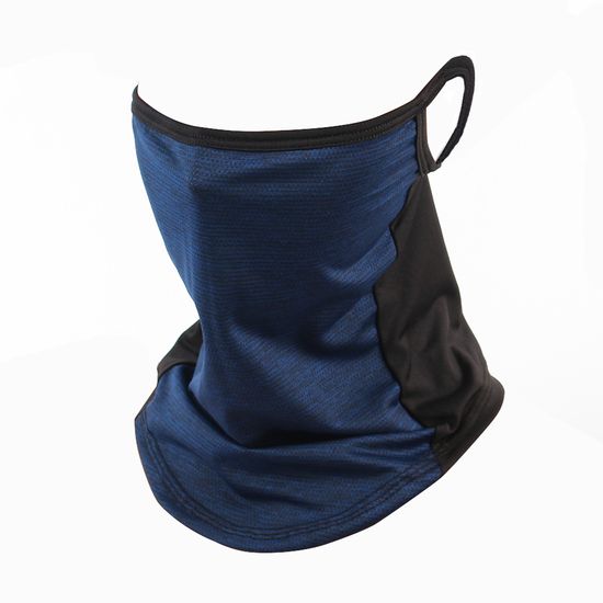 [젠웨어] 썸머 메쉬 귀걸이형 멀티스카프(블루)