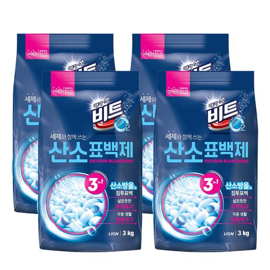 비트 O2 산소 세탁 표백제 분말형 3kg