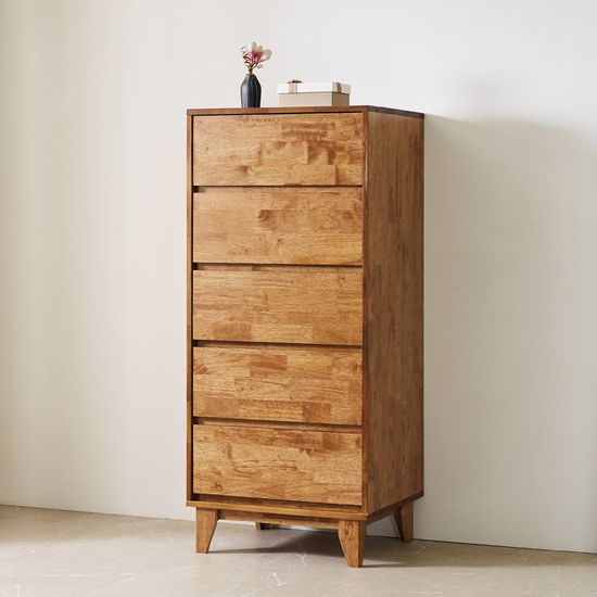 바피트 원목 5단 서랍장 600