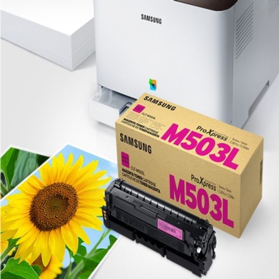 삼성 정품 토너 CLT-M503L 적색 토너